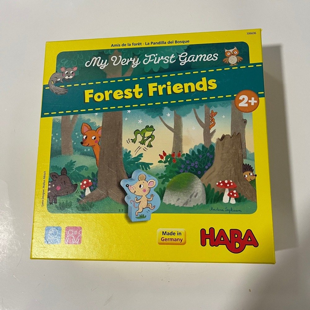 HABA My Very First Games Forest Friends Toddler Memory Game Age 2+ Wood